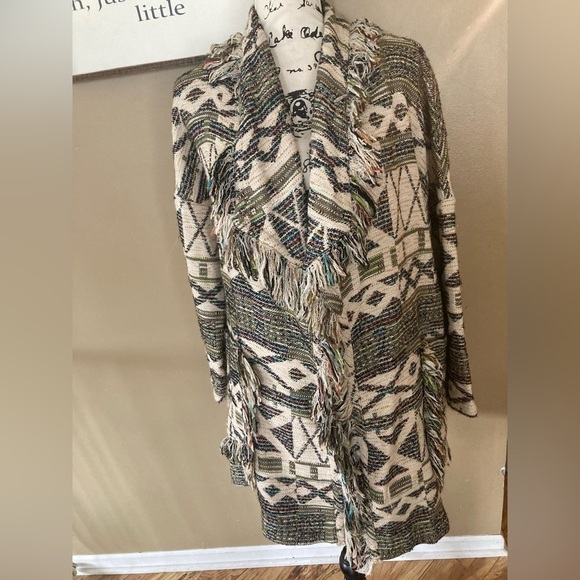 Zara Basic woman’s cardigan earthy colors size M-L - Picture 8 of 9